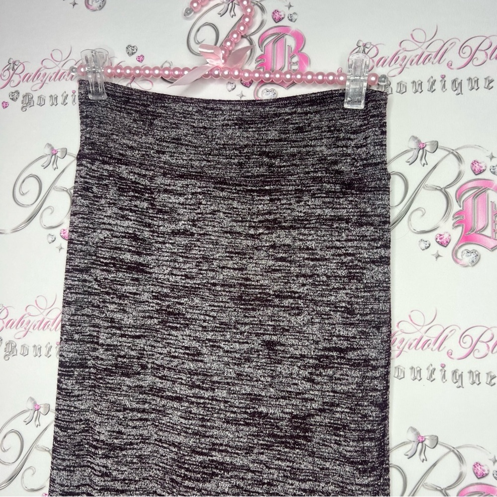 Wilfred free skirt Heathered purple white leg slit long stretchy soft comfy maxi - Picture 4 of 9